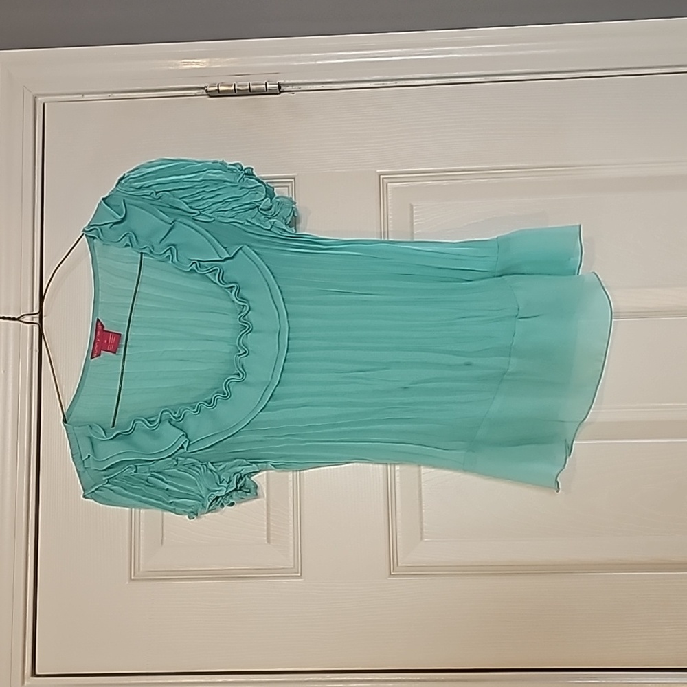 Womens SUNNY LEIGH Shirt. Size M. Color Green. - Picture 5 of 7